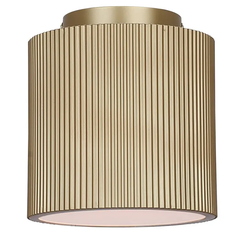Scarlett One Light Semi Flush Mount Painted Gold
