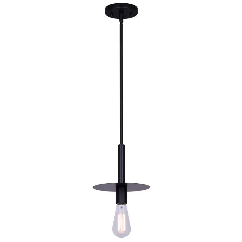 Viggo One Light Pendant Black