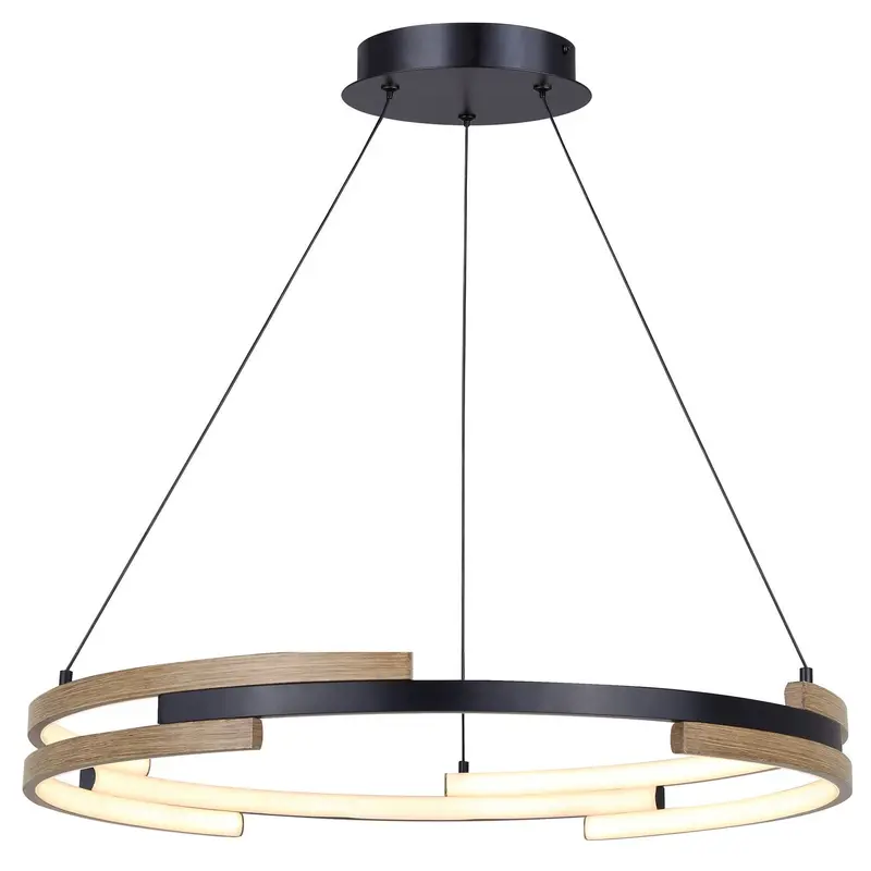 Azria LED Chandelier Matte Black