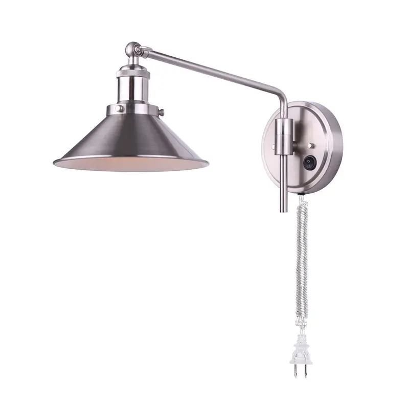 Tally One Light Wall Sconce Brushed Nickel