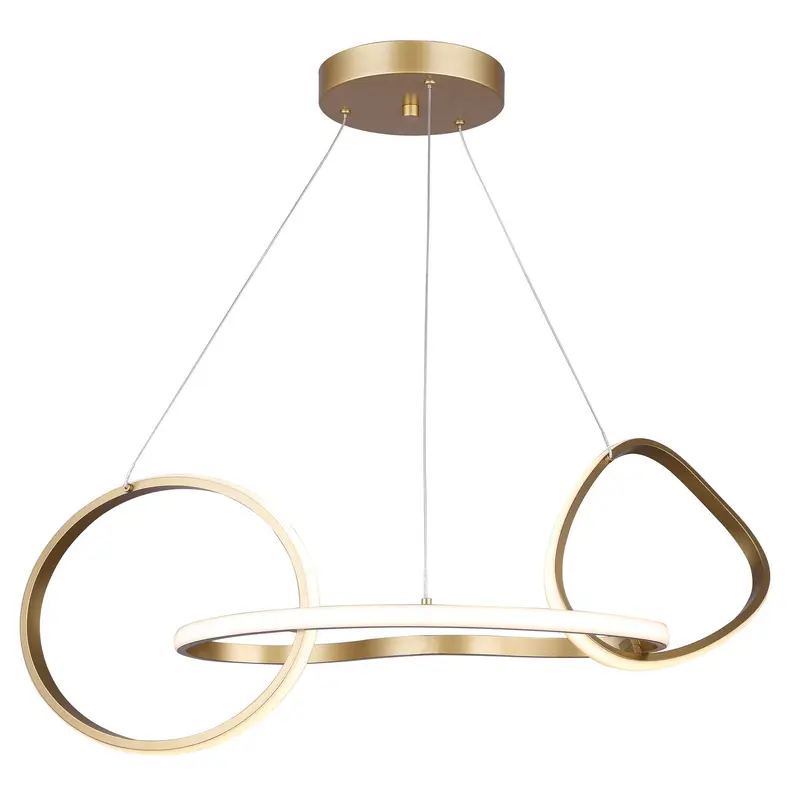 Zuri LED Chandelier Gold