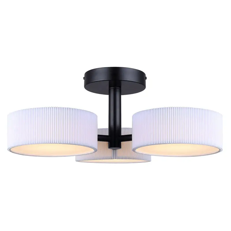 Carmynn LED Semi Flush Mount Black