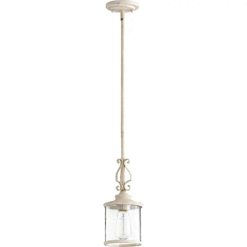 San Miguel One Light Pendant Persian White