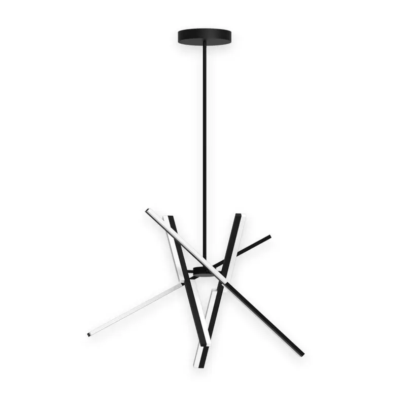 Stix LED Pendant Black