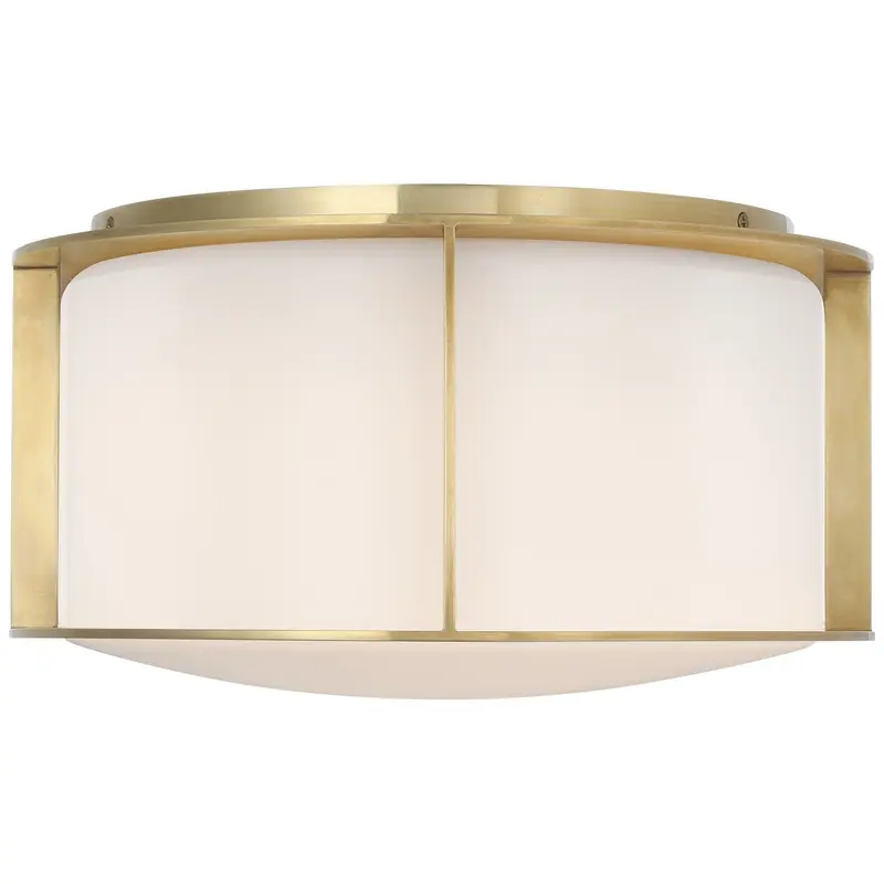 Phinn LED Flush Mount Soft Brass