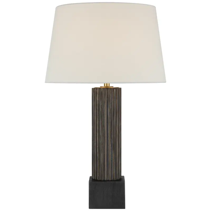 Reeve LED Table Lamp Vintage Walnut and Ebonized Oak
