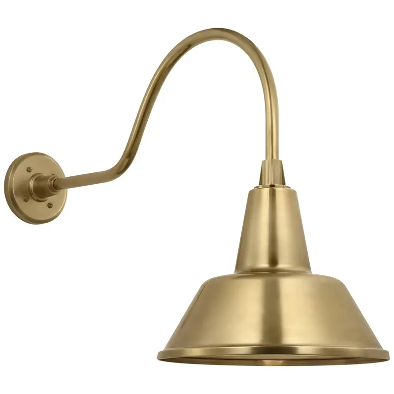Academy Barn Light LED Barn Light Hand-Rubbed Antique Brass