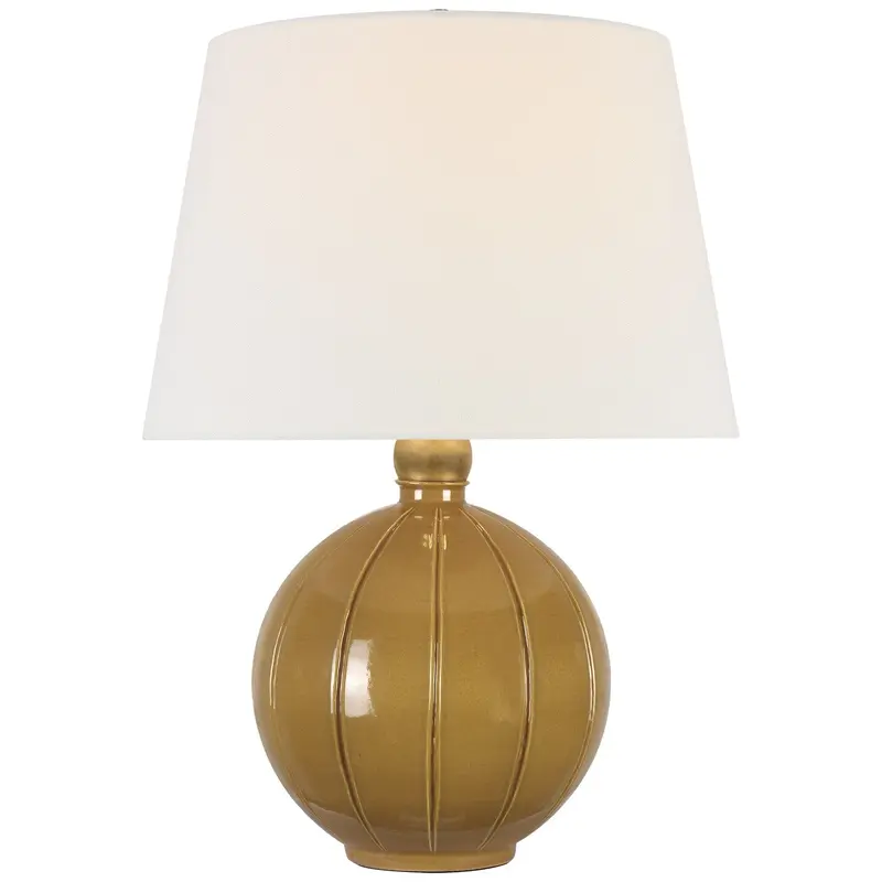 Ponteil LED Table Lamp Crackled Sienna