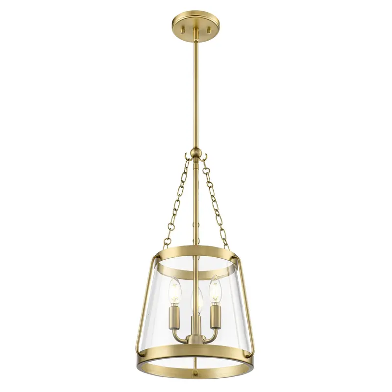 Adabella Three Light Pendant Vintage Brass