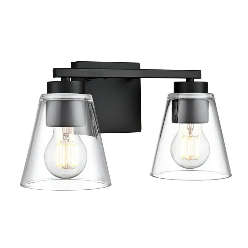 Strayhan Two Light Vanity Matte Black