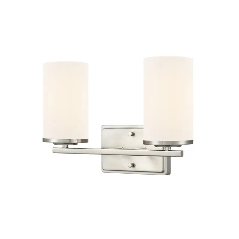 Verlana Two Light Vanity Brushed Nickel