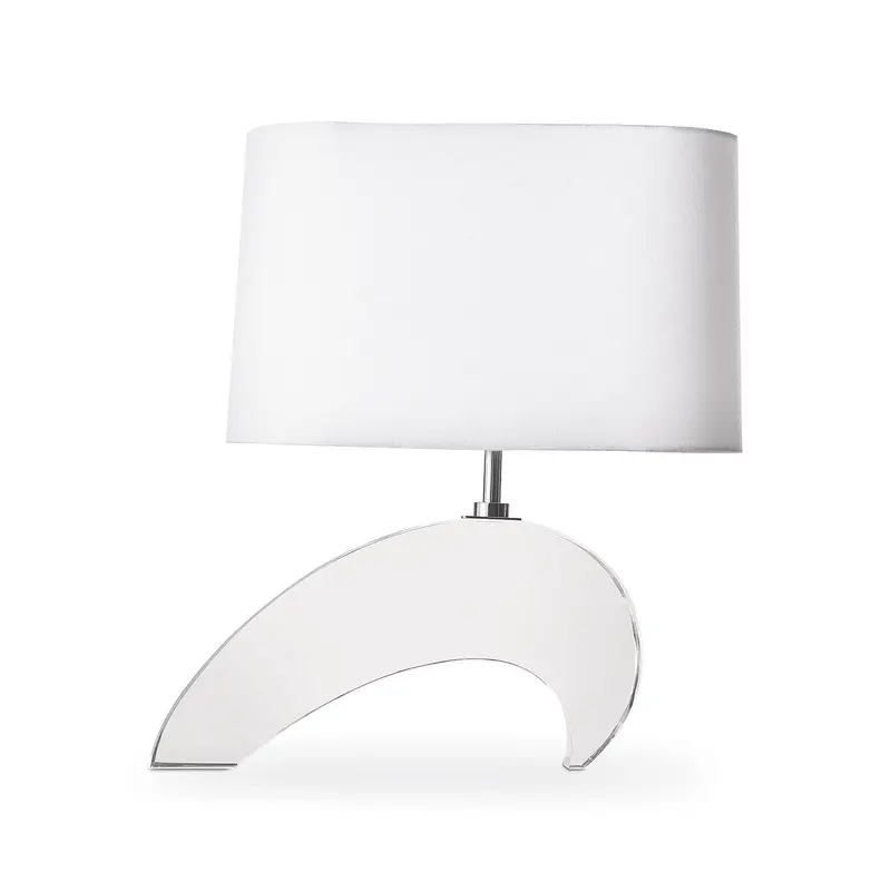 Wave One Light Table Lamp Clear