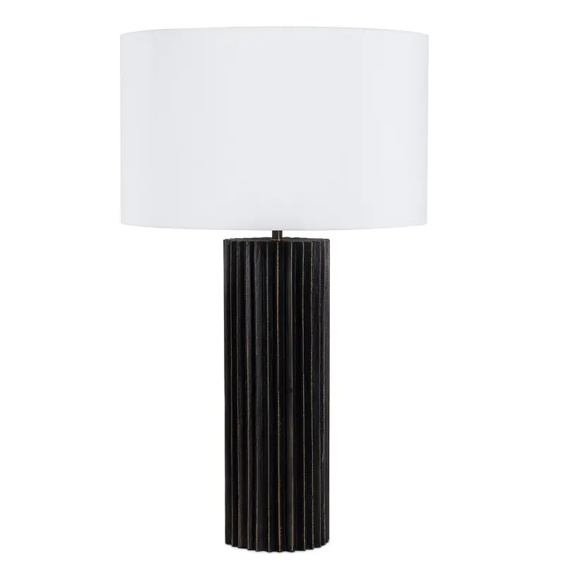 Zara One Light Table Lamp Blacken Zinc