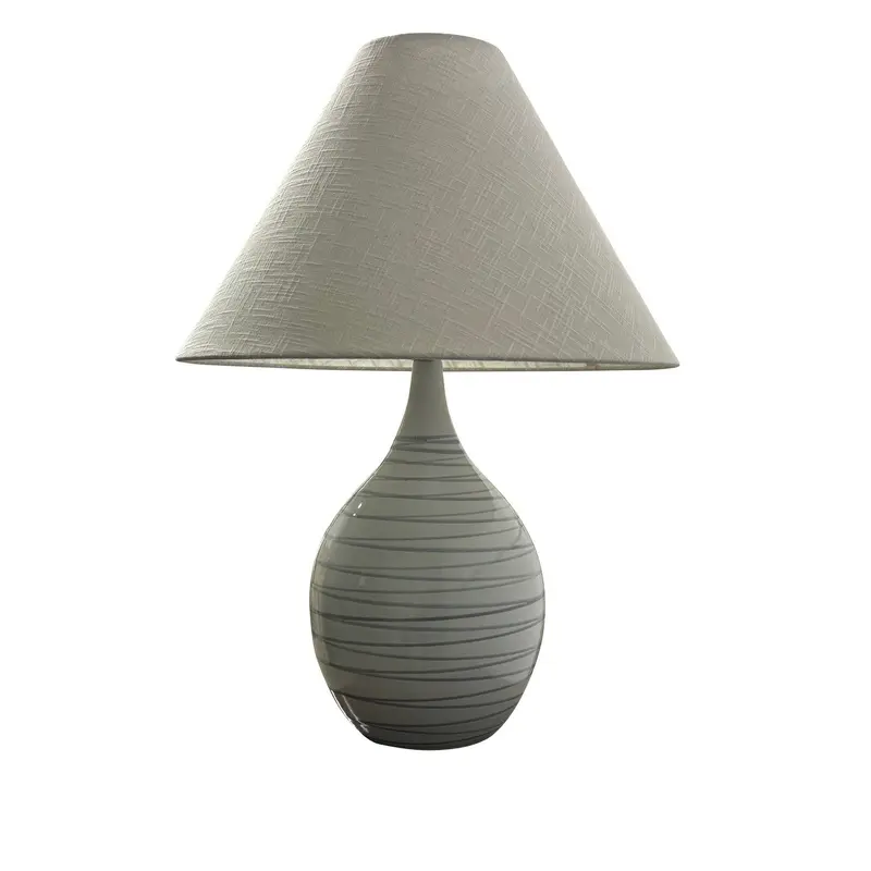 Scatchard One Light Table Lamp Pearl Blue