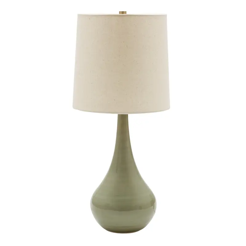Scatchard One Light Table Lamp Celadon
