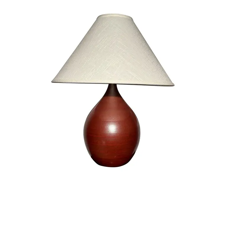 Scatchard One Light Table Lamp Iron Red
