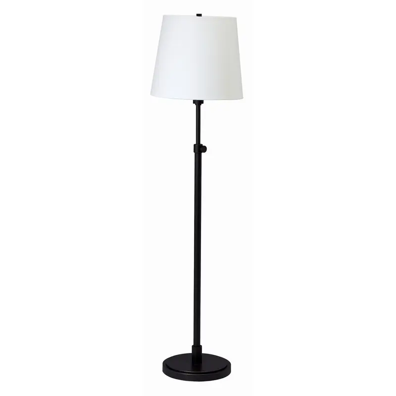 Townhouse One Light Floor Lamp Black