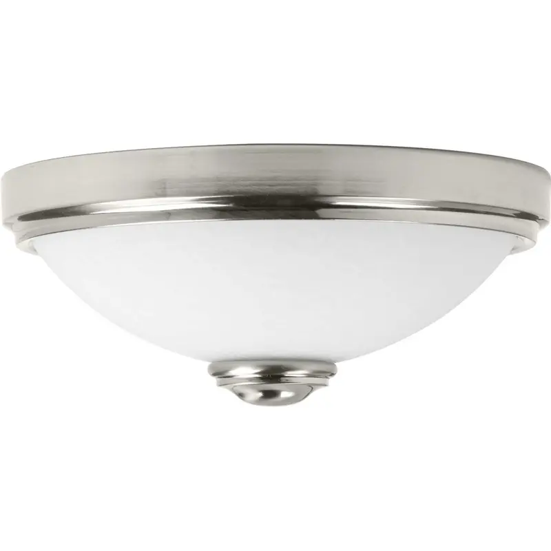 Led Linen LED Flush Mount Brushed Nickel