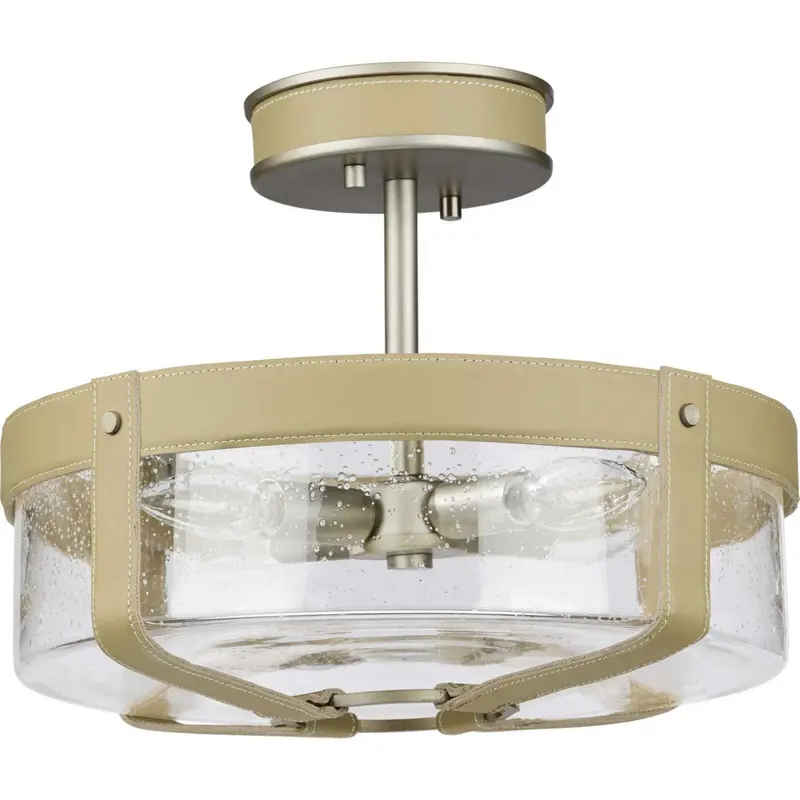 Point Dume-Rockdance Four Light Semi Flush Mount Antique Nickel