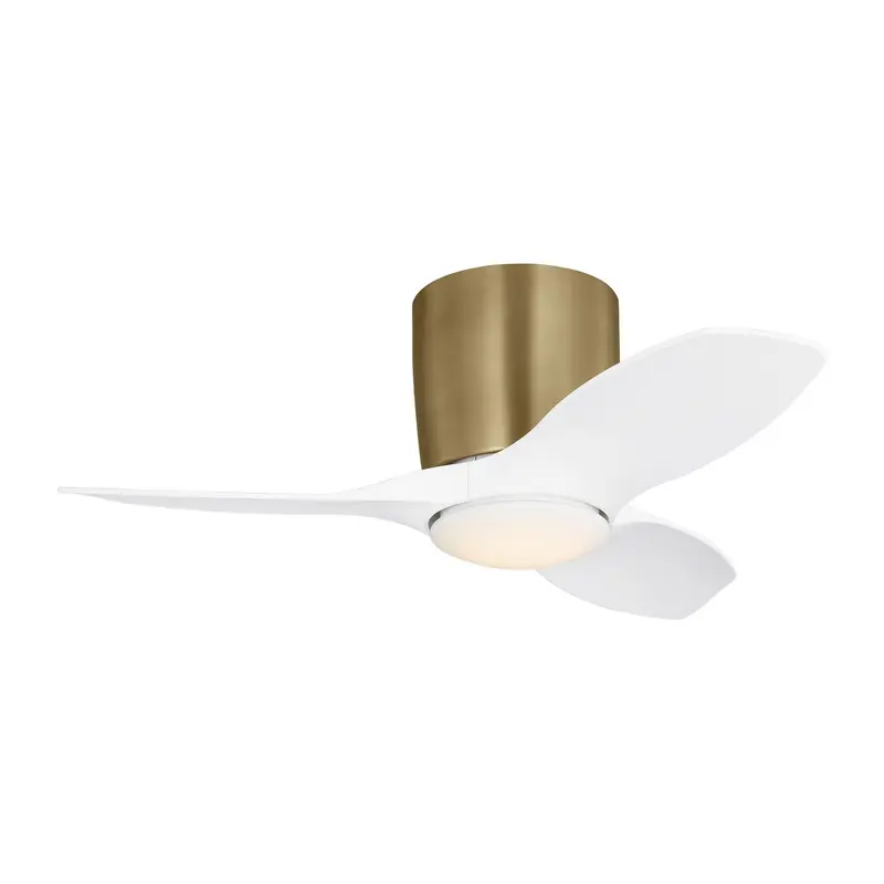 Titus 32 Hugger LED 32"Ceiling Fan Satin Brass