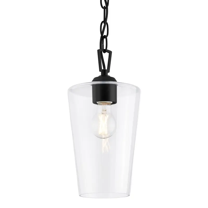 Celino One Light Pendant Black