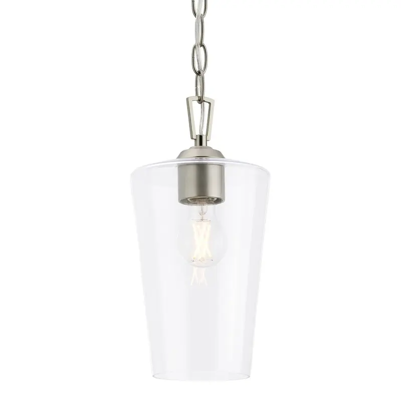 Celino One Light Pendant Brushed Nickel