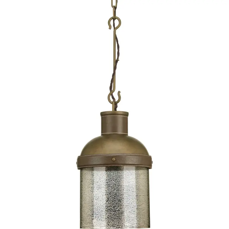 Point Dume-Rockdance One Light Pendant Aged Brass