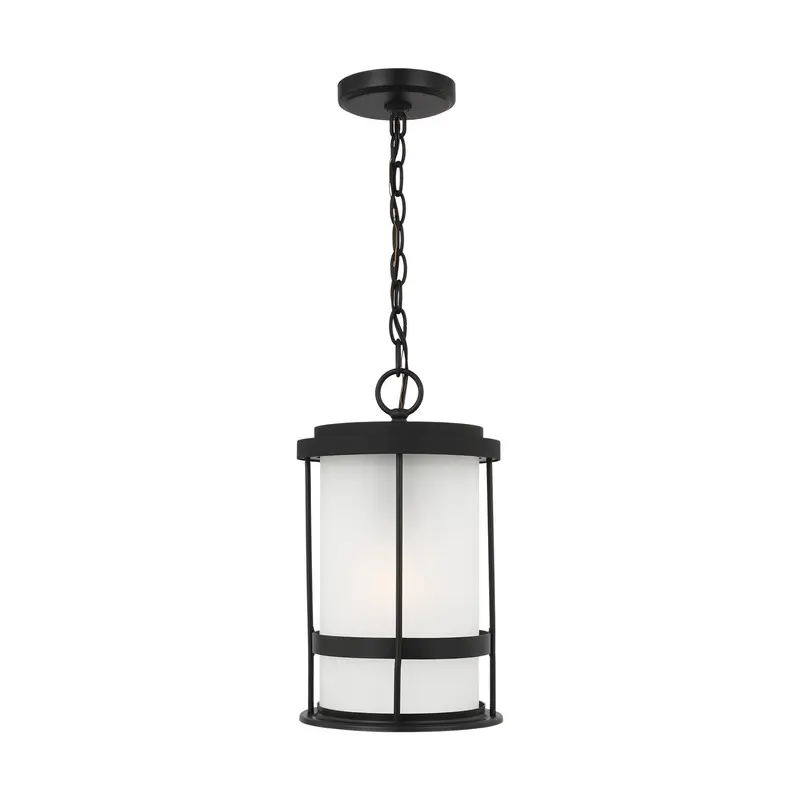 Wilburn One Light Outdoor Pendant Black