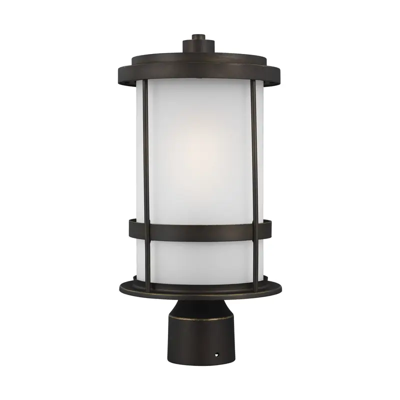 Wilburn One Light Outdoor Post Lantern Antique Bronze