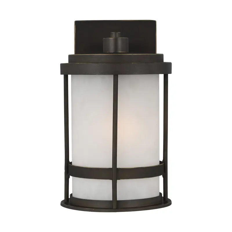 Wilburn One Light Outdoor Wall Lantern Antique Bronze