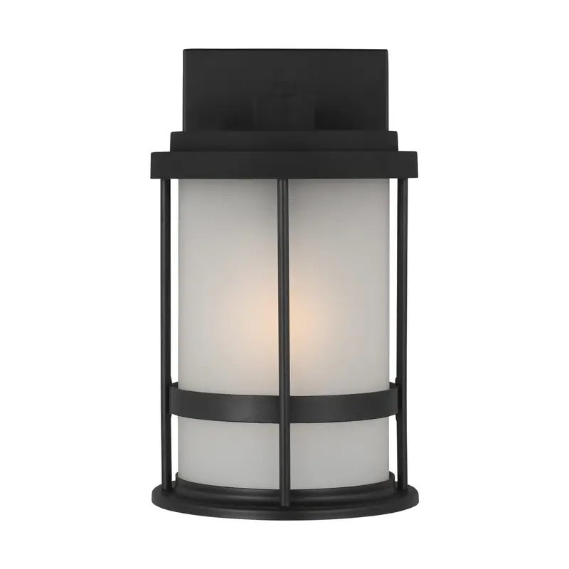 Wilburn One Light Outdoor Wall Lantern Black
