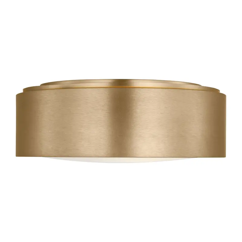 Albee Flush Mount Satin Brass