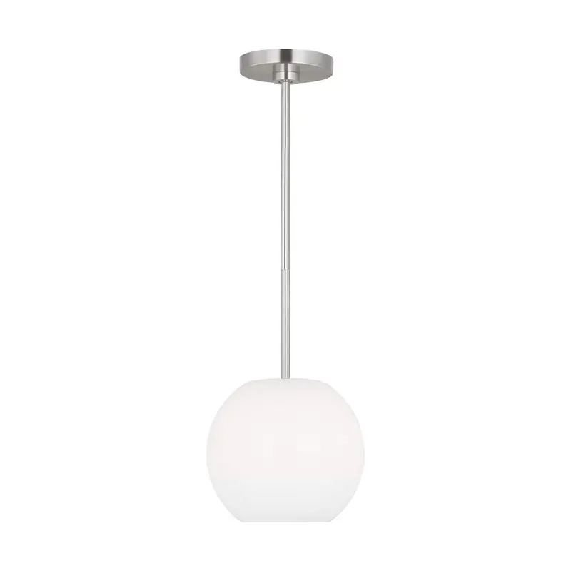 Rory One Light Mini Pendant Brushed Steel