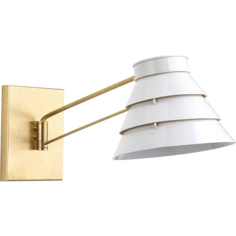 Point Dume-Onshore One Light Wall Bracket Brushed Brass