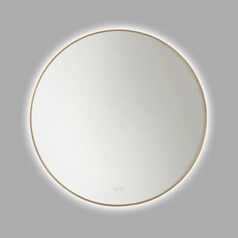 Cadre Mirror Satin Brass