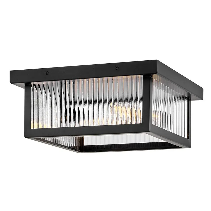 Torrent LED Flush Mount Black