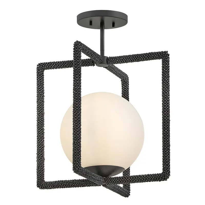 Keona LED Convertible Semi-Flush Mount Painted Black Oxide