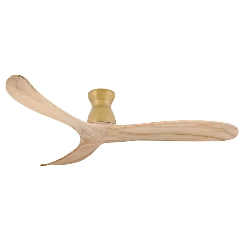 Swell Flush 60"Ceiling Fan Heritage Brass