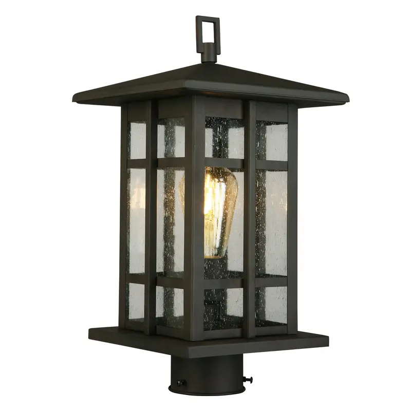 Arlington Creek One Light Outdoor Post Mount Matte Bronze