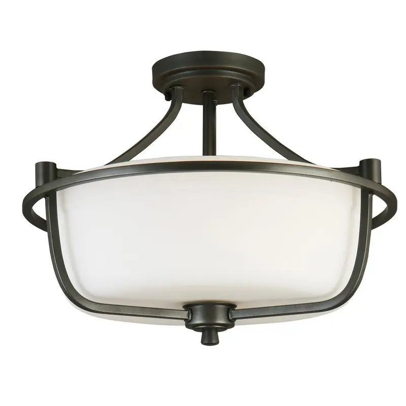 Mayview Three Light Ceiling Mount Graphite