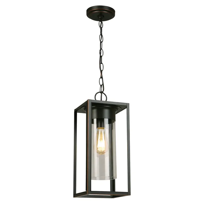 Walker Hill One Light Outdoor Pendant Oil Rubbed Bronze