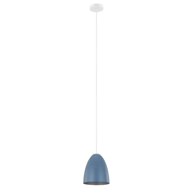 Sarabia One Light Pendant Pastel Dark Blue, Silver