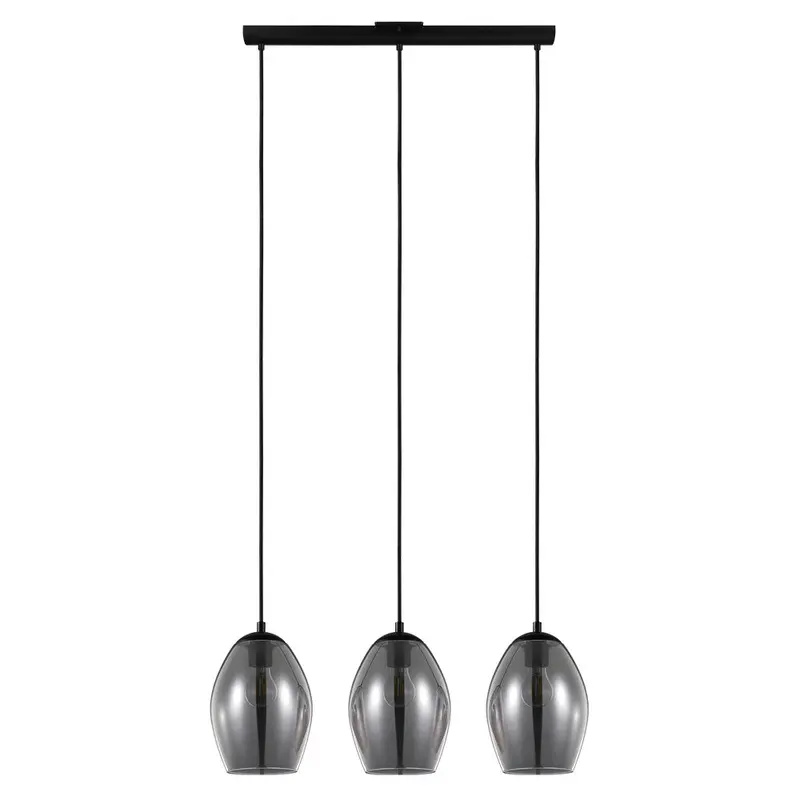 Estanys Three Light Pendant Black