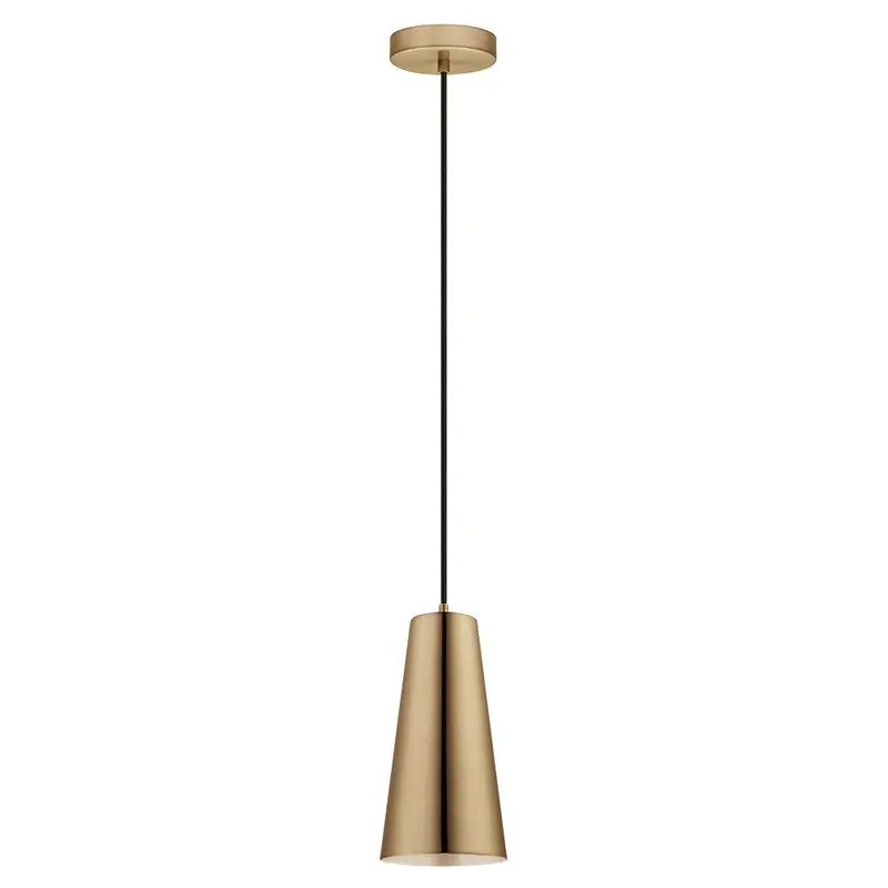 Pratella One Light Pendant Brushed Gold