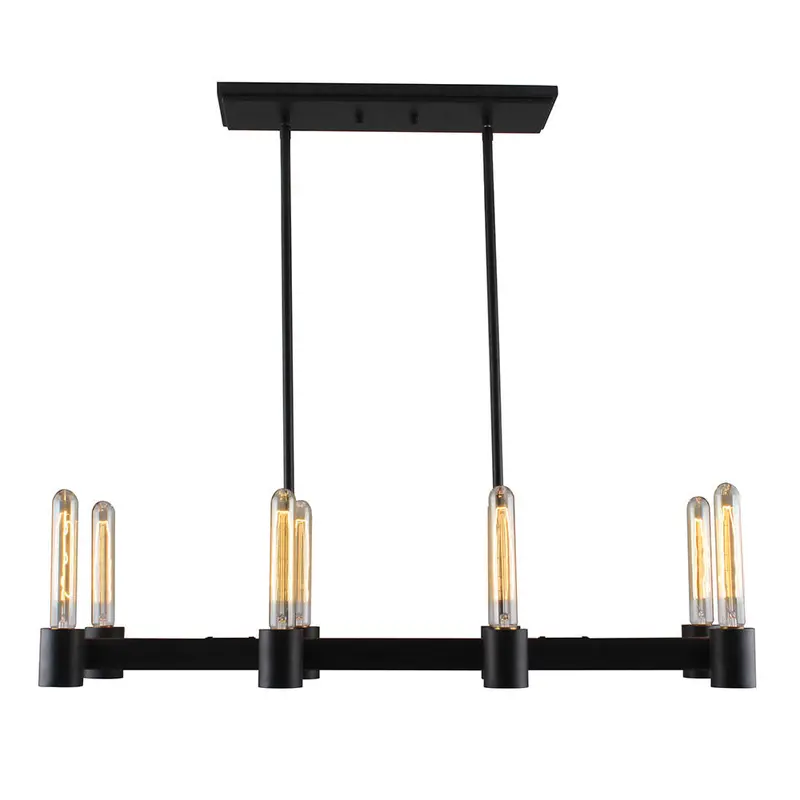 Broyles Eight Light Pendant Matte Black
