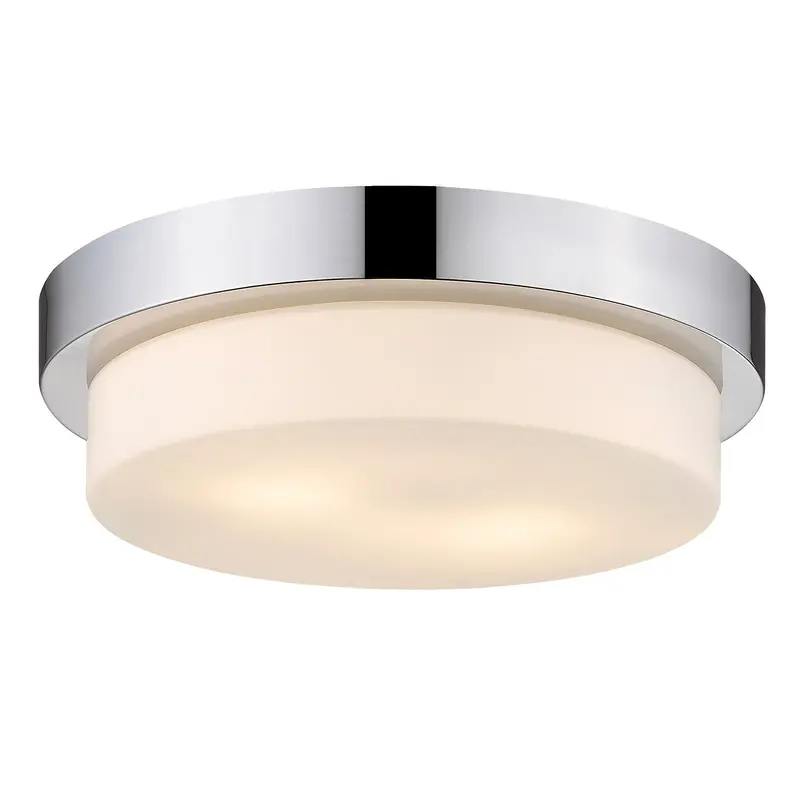 Morgon Two Light Flush Mount Chrome