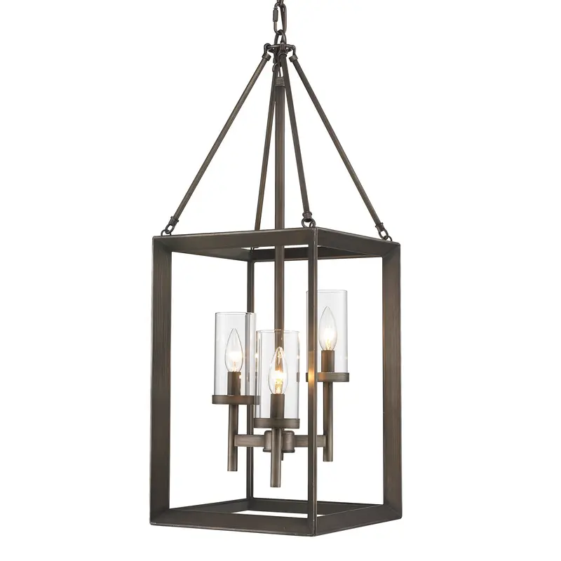 Smyth Three Light Pendant Gunmetal Bronze