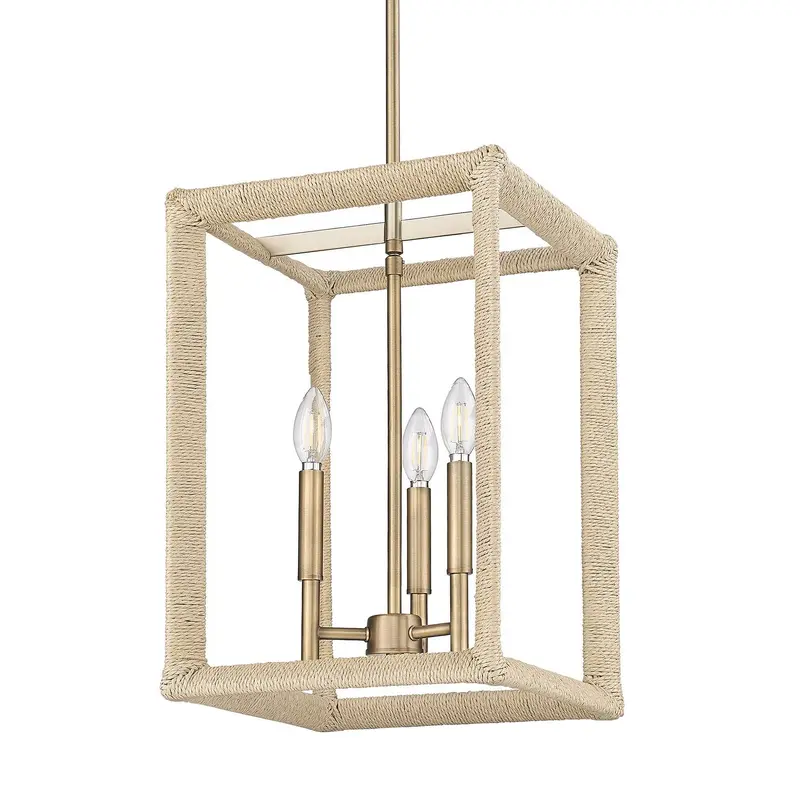 Kimber Three Light Pendant Modern Brass