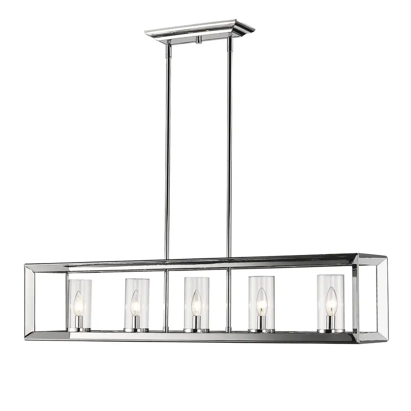 Smyth Five Light Linear Pendant Chrome