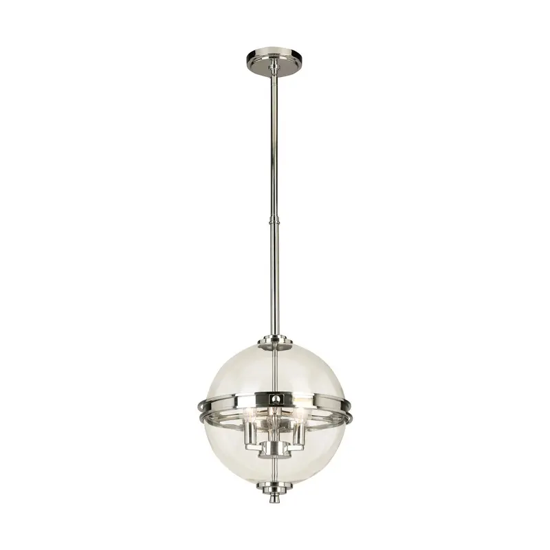 Cecilia Three Light Pendant Chrome
